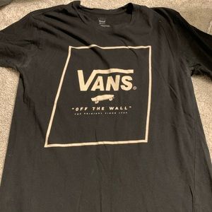 Men’s black Vans tee shirt